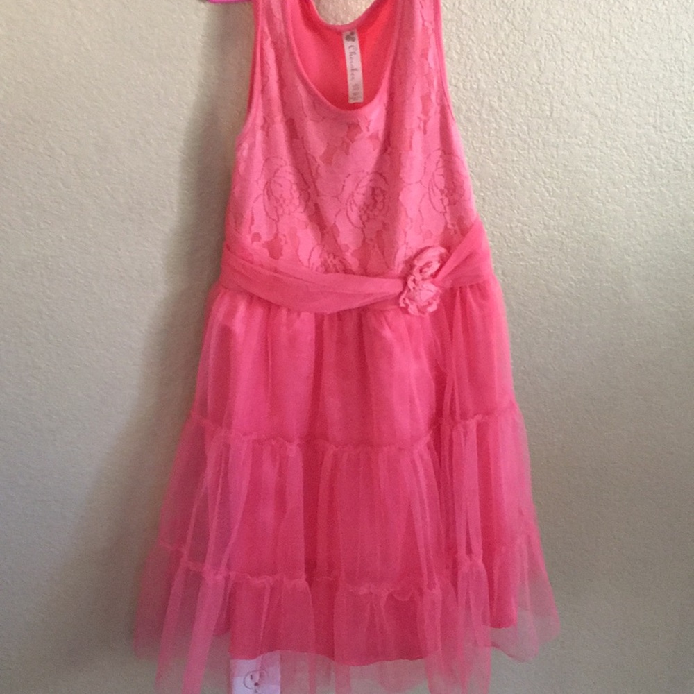 Pink Cherokee floral lace